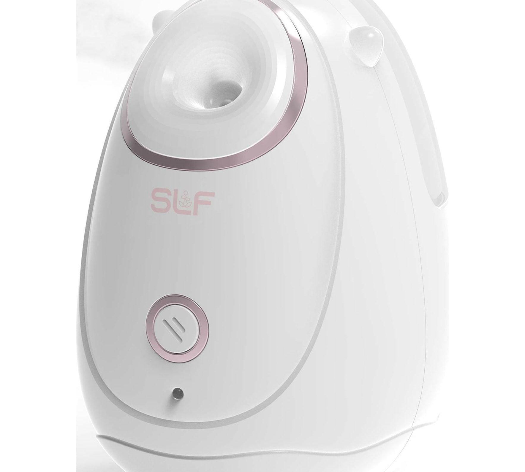 SLF Nano Mist Facial Steamer, Portable Mini Face Steamer, White.