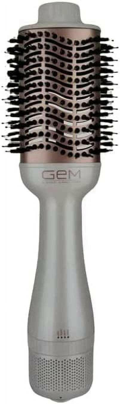 GEM Hot Air Styling Brush for Dry Style Volume Pearl White/Rose Gold - Beauty Cosmo Warehouse