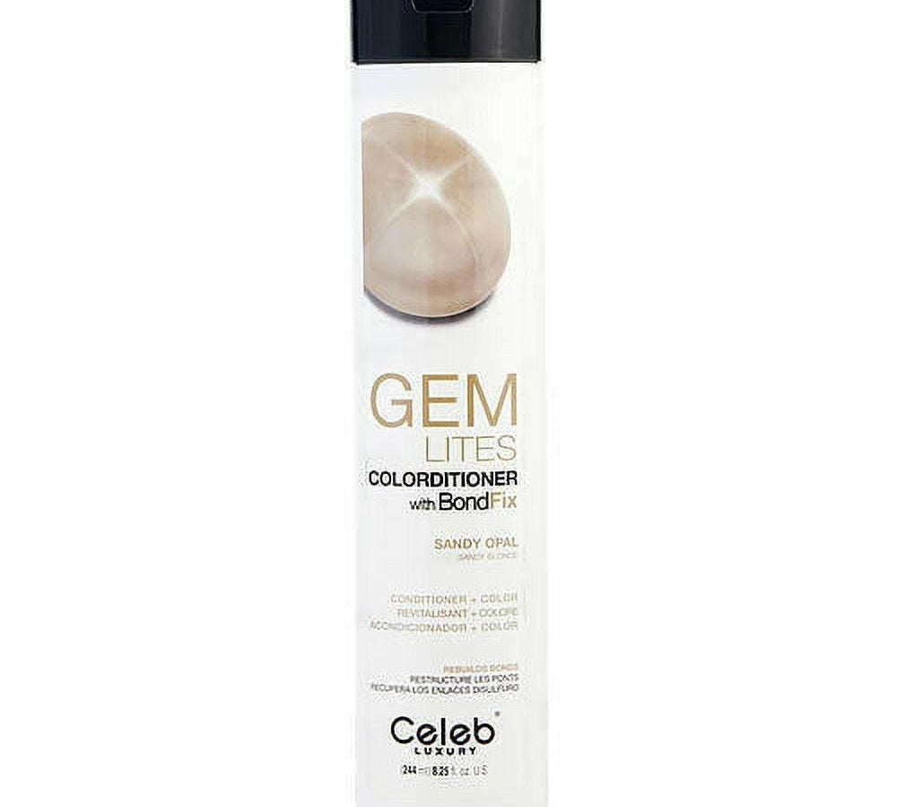 Celeb Luxury GEM LITES COLORDITIONER WITH BONDFIX SANDY OPAL 8.25 OZ.