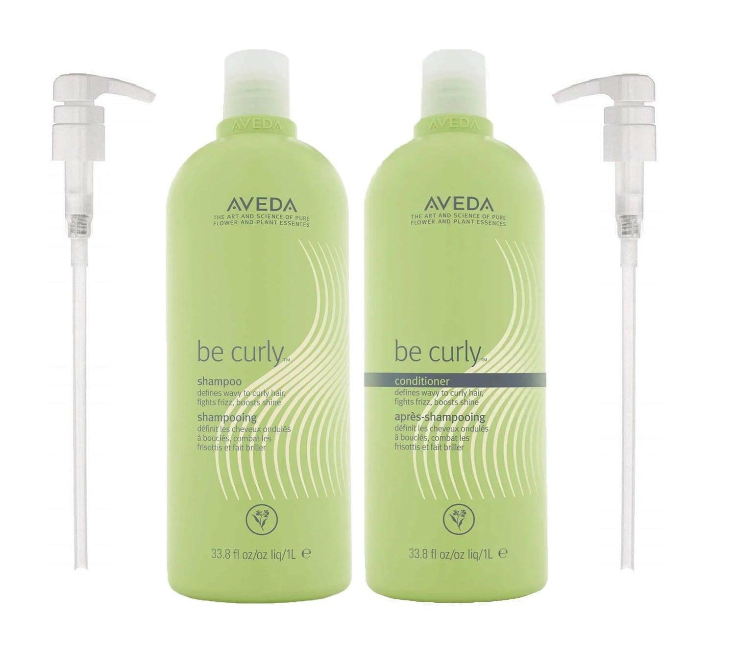 Aveda Be Curly Shampoo & Conditioner with Pumps, 33.8 oz (Each) - Beauty Cosmo Warehouse