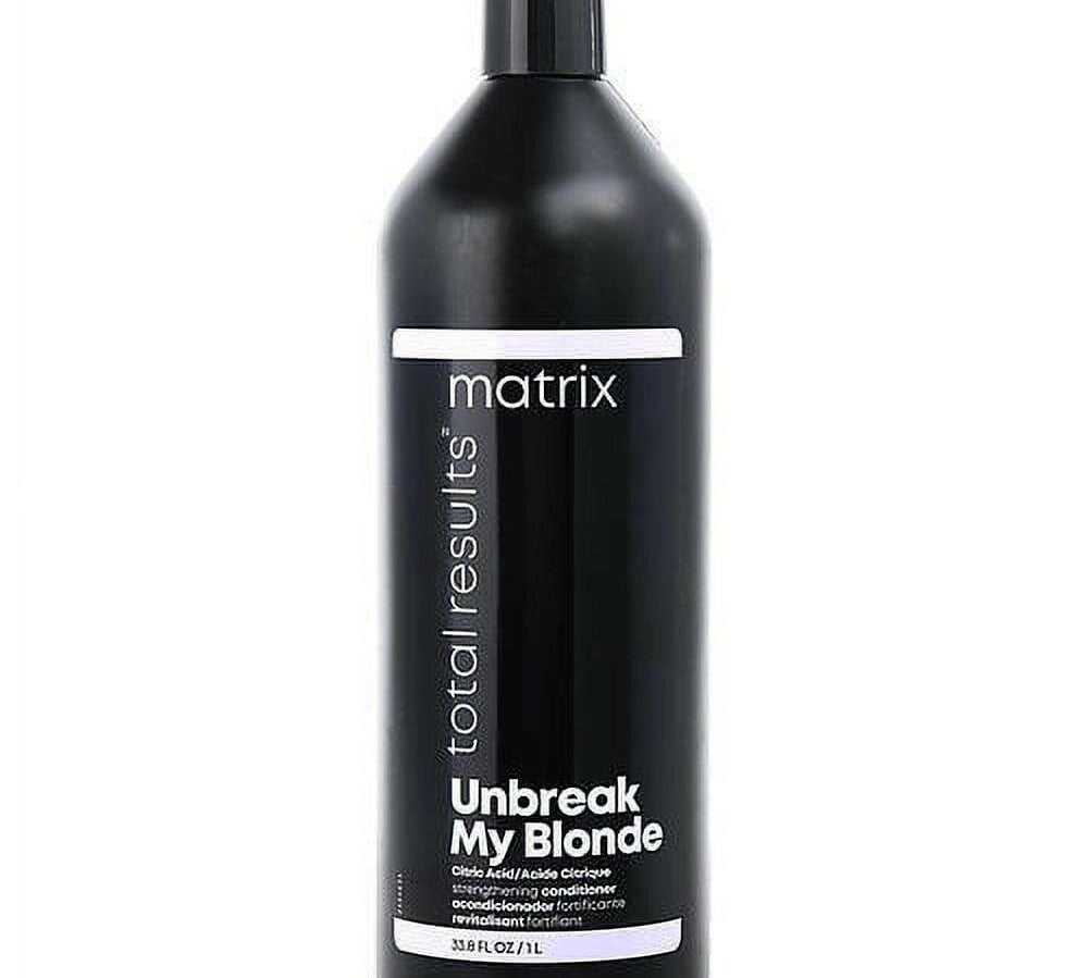 TOTAL RESULTS by Matrix UNBREAK MY BLONDE CITRIC ACID STRENGTHENING CONDITIONER.