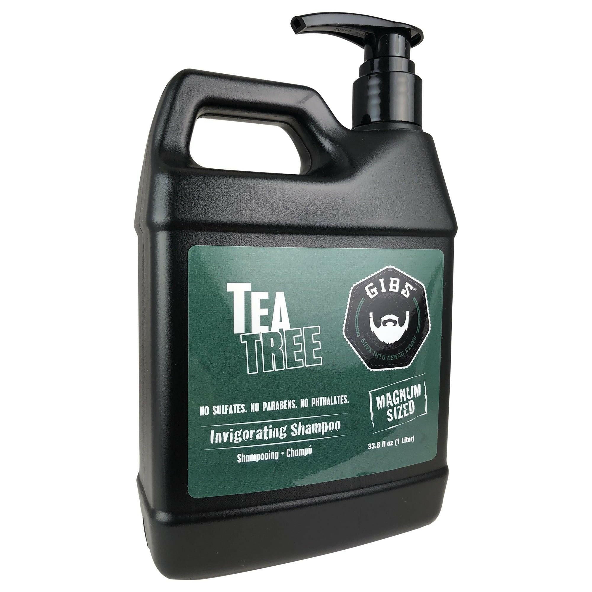 Gibs Tea Tree Invigorating Shampoo 33.8 oz No Sulfates Parabens or Phthalates - Beauty Cosmo Warehouse