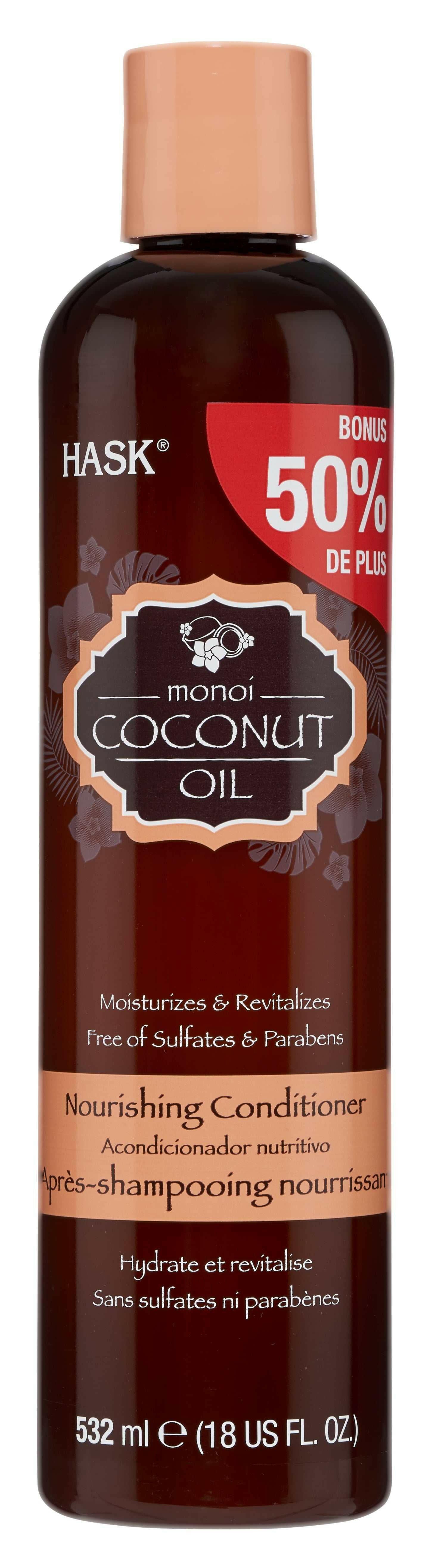 HASK Nourishing Monoi Coconut Oil Sulfate Free Conditioner, 18 fl oz - Beauty Cosmo Warehouse