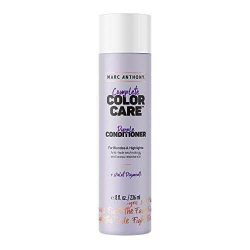 Marc Anthony Complete Color Care Purple Conditioner for Blondes 236 mL / 8 fl. oz. (Pack of 3).