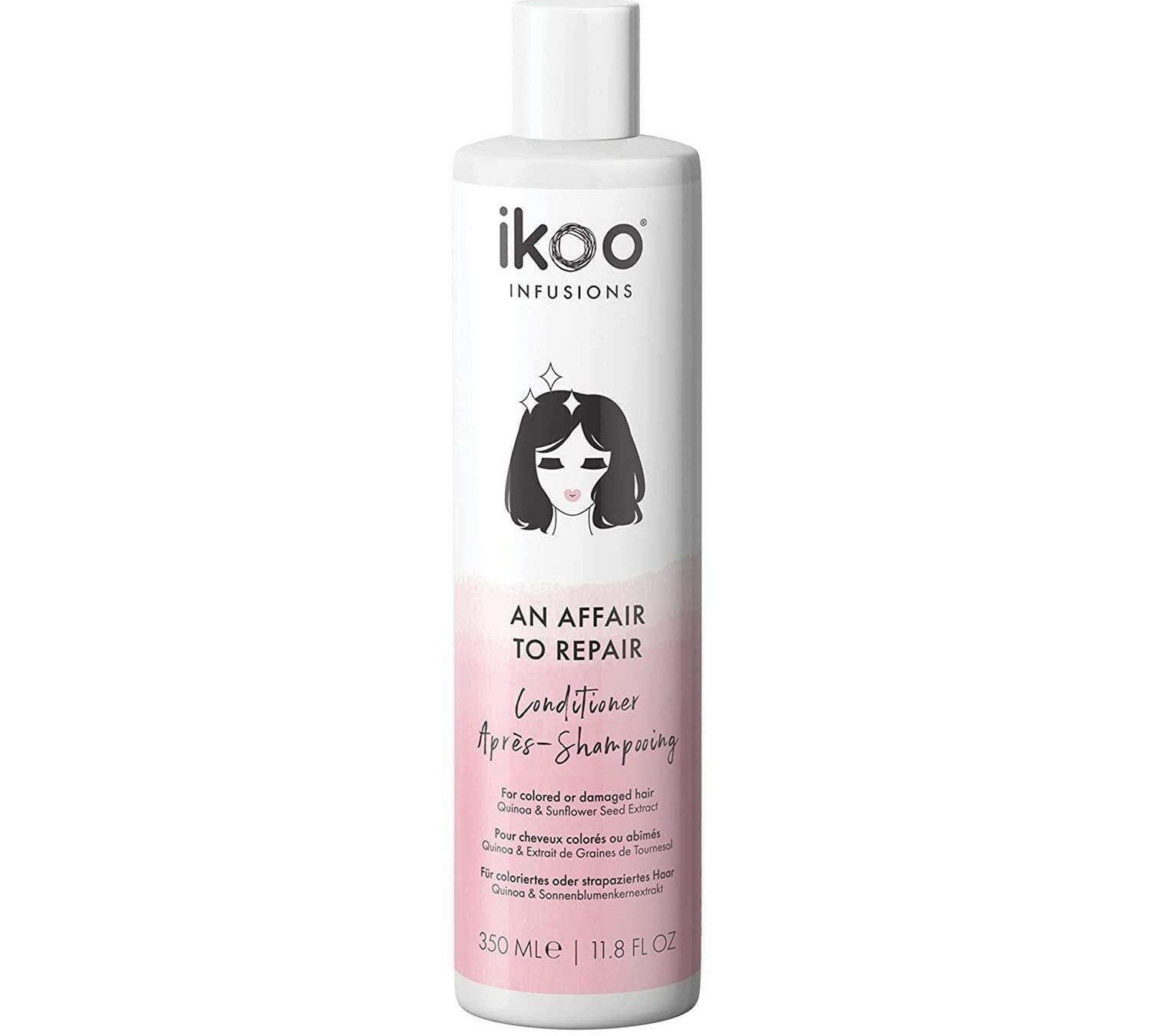 ikoo An Affair To Repair, Conditioner For Dry, Colored or Damaged Hair, 11.8 Fl Oz - Beauty Cosmo Warehouse