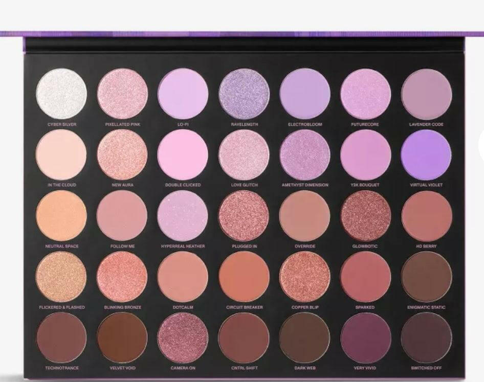 Morphe 35L Ultralavender Artistry Eye Shadow Palette.