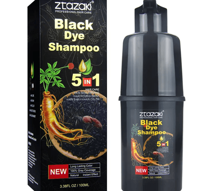 Ztazaki Black Hair Color Shampoo Ammonia Free - Beauty Cosmo Warehouse