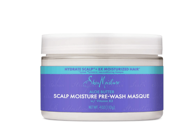 Shea Moisture Scalp Moisture Pre Wash Hair Mask with Vitamin B3 and Aloe Butter, 4 oz - Beauty Cosmo Warehouse