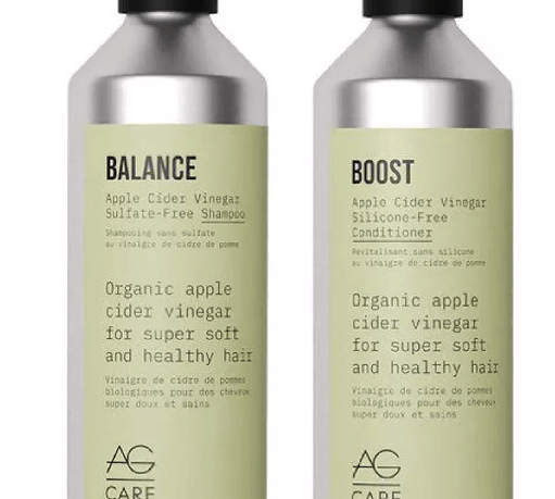 AG Care BALANCE & BOOST Apple Cider Vinegar Sulfate-Free Shampoo & Silicone-Free Conditioner Duo Set - 12 oz - Beauty Cosmo Warehouse