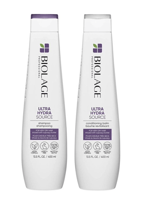 2 Pack DEAL- Matrix Biolage Ultra Hydrasource Shampoo and Conditioner, 13.5 Fluid Ounce 400ml - Beauty Cosmo Warehouse