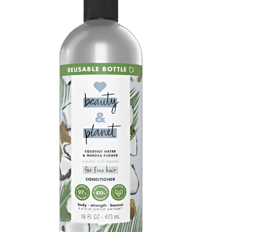 Loop Love Beauty and Planet Thickening Conditioner Coconut Water & Mimosa Flower 16oz.