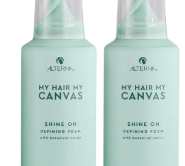 ALTERNA My Hair My Canvas Shine On Defining Foam (5 oz) with Comb Duo Set - Beauty Cosmo Warehouse