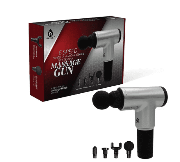 6 Speed Cordless & Rechargeable Professional Massage Gun - Beauty Cosmo Warehouse