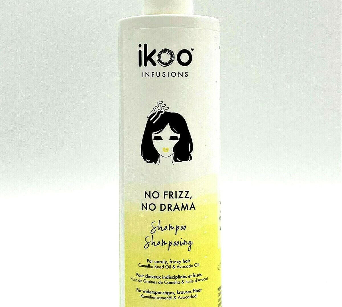 Ikoo No Frizz, No Drama Shampoo For Unruly,Frizzy Hair 11.8 oz.