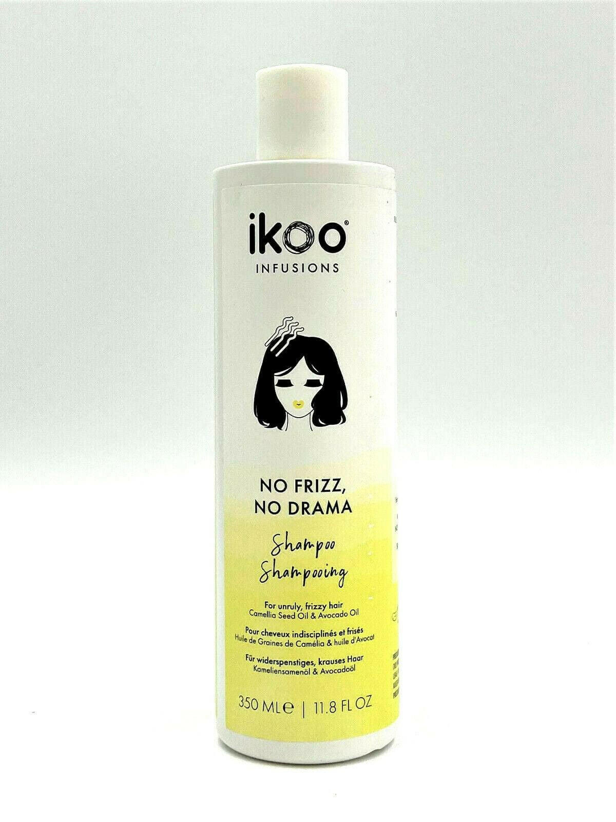 Ikoo No Frizz, No Drama Shampoo For Unruly,Frizzy Hair 11.8 oz.