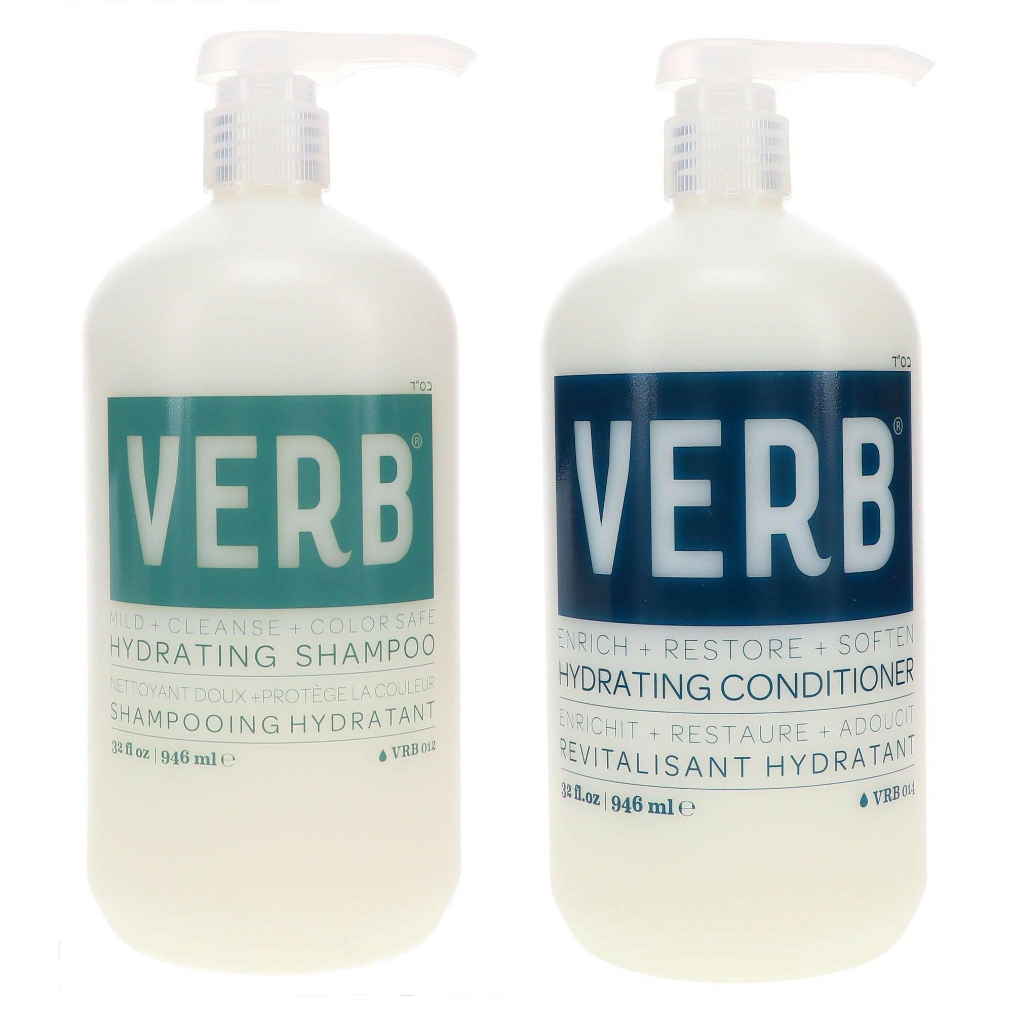 VERB Hydrating Shampoo and Conditioner Duo (32 oz each).